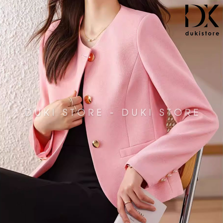 áo vest áo blazer nữ màu hồng 3 cúc đẹp ao-vest-ao-blazer-nu-mau-hong-3-cuc-dep-BLU0110.jpg
